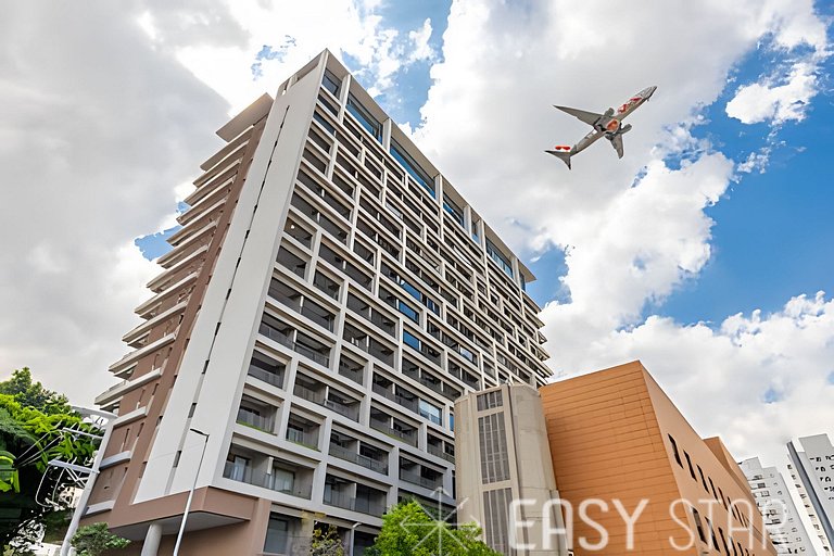Easy Star - Studio com varanda em Moema. - NS01I