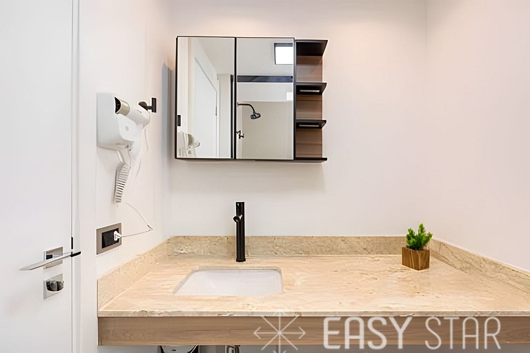 Easy Star - Studio com varanda em Moema. - NS01I