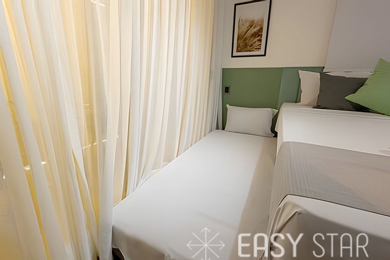 Easy Star - Studio com varanda em Moema. - NS01I