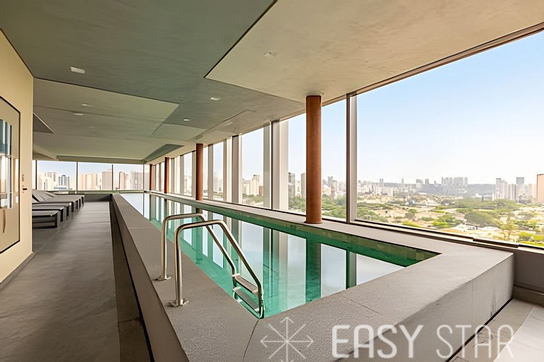 Easy Star - Studio com varanda em Moema. - NS01I