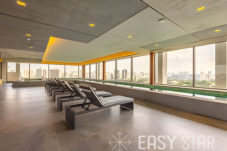 Easy Star - Studio com varanda em Moema. - NS01I