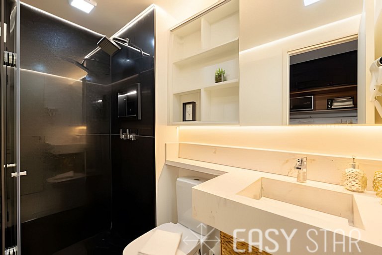 Easy Star - Belo studio C/varanda em Pinheiros - NT01I