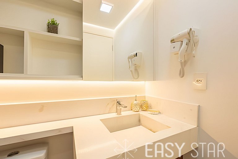 Easy Star - Belo studio C/varanda em Pinheiros - NT01I