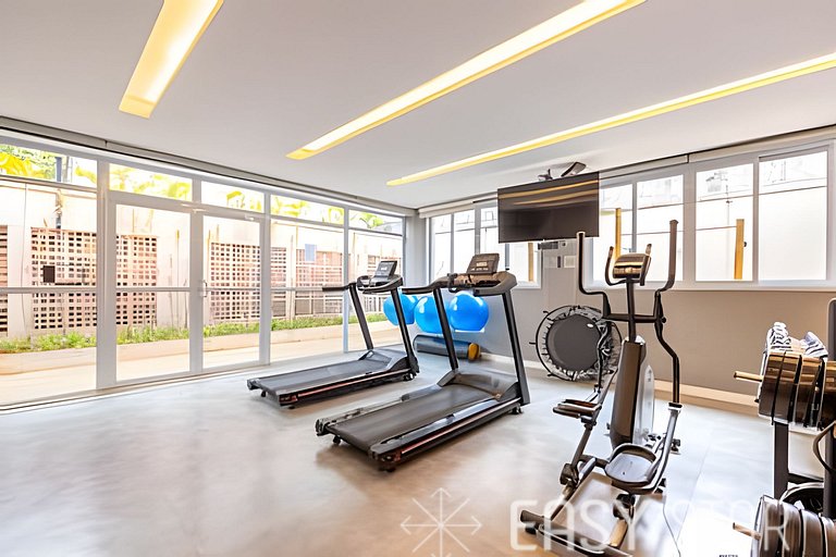 Easy Star - Belo studio C/varanda em Pinheiros - NT01I