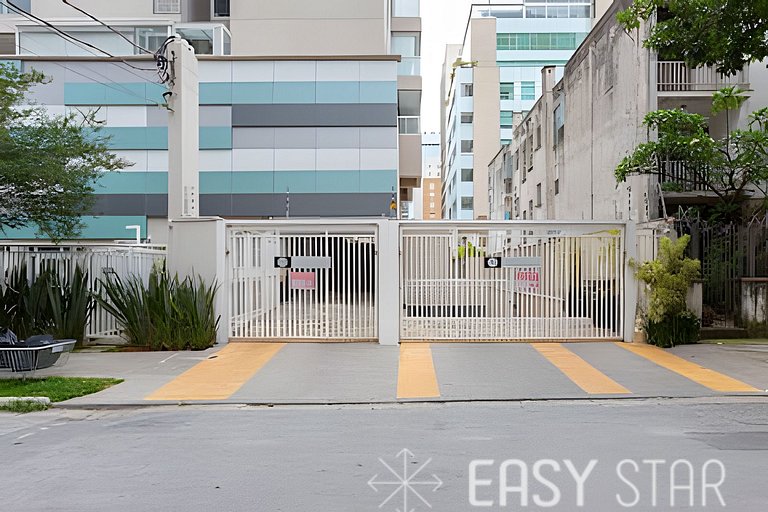 Easy Star - Belo studio C/varanda em Pinheiros - NT01I