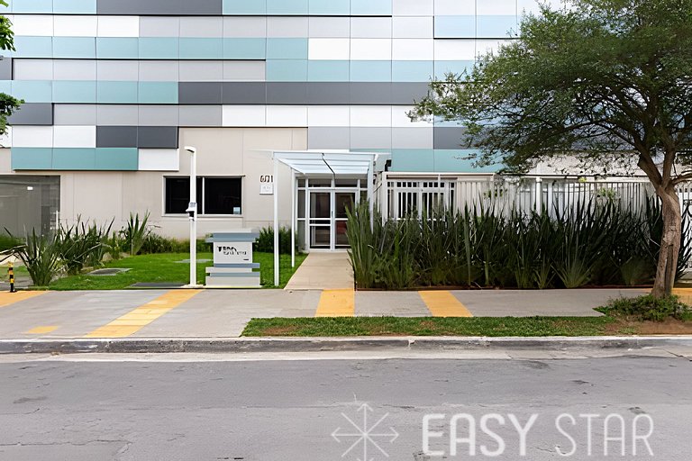 Easy Star - Belo studio C/varanda em Pinheiros - NT01I
