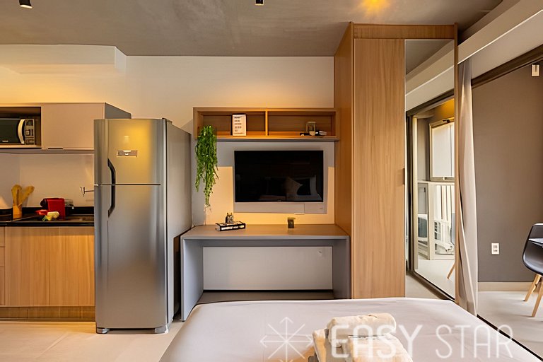 Easy Star - Moderno studio ao lado da Estação Oscar Freire -