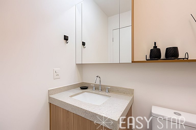 Easy Star - Charmoso studio no Novo Brooklin - NZ01I