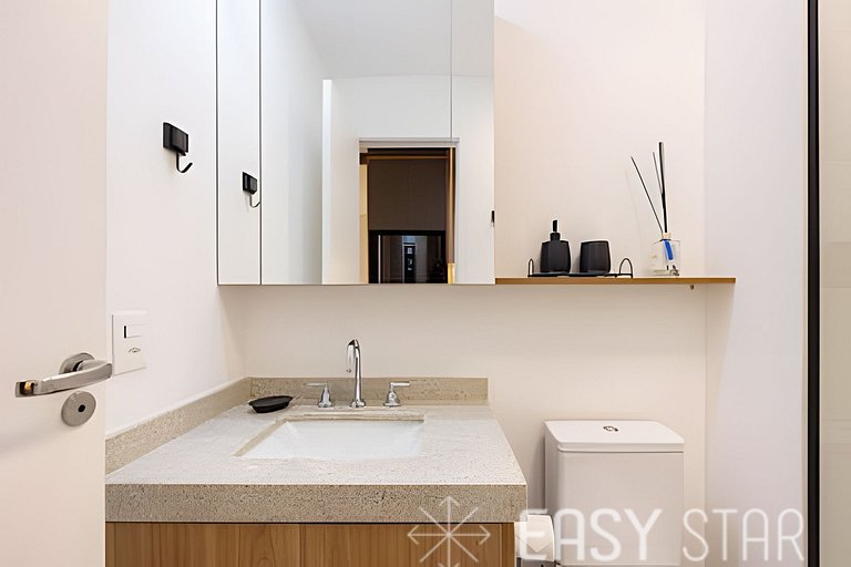 Easy Star - Charmoso studio no Novo Brooklin - NZ01I