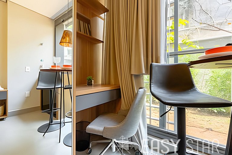 Easy Star - Charmoso studio no Novo Brooklin - NZ01I