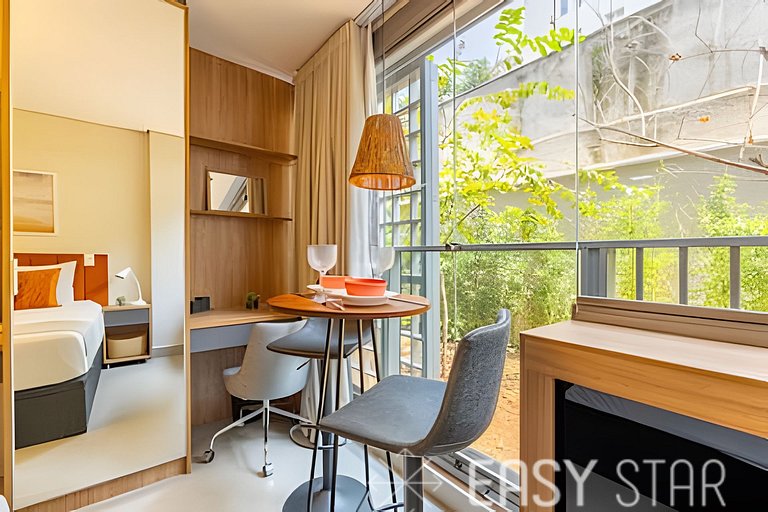 Easy Star - Charmoso studio no Novo Brooklin - NZ01I