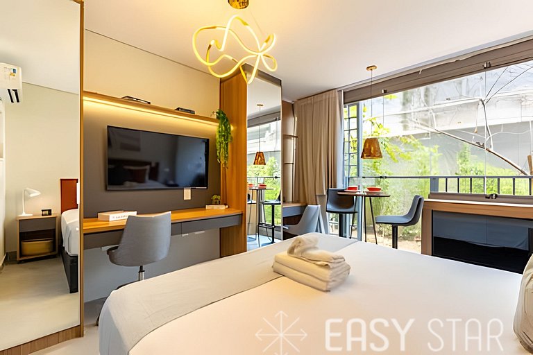 Easy Star - Encantador Estudio en Novo Brooklin - NZ01I