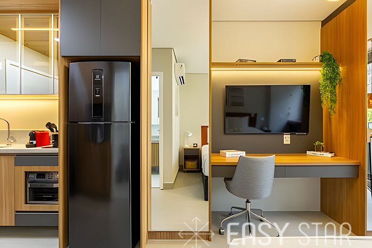 Easy Star - Encantador Estudio en Novo Brooklin - NZ01I