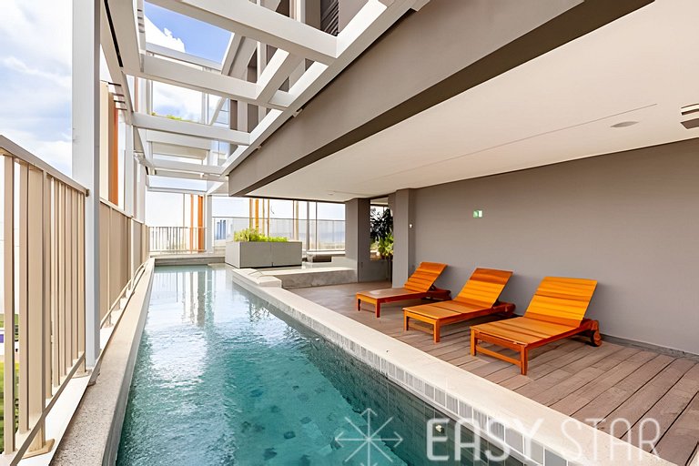 Easy Star - Belo studio com cama King ao lado da Oscar Freir