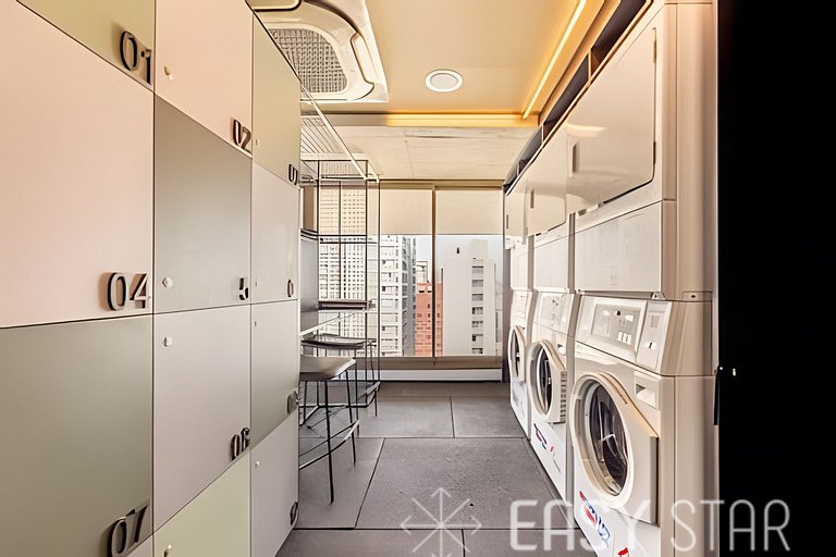 Easy Star - Belo studio com cama King ao lado da Oscar Freir