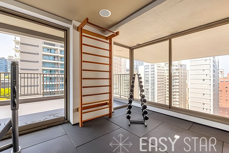 Easy Star - Belo studio com cama King ao lado da Oscar Freir