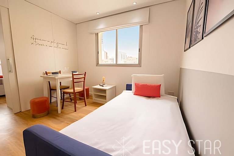 Easy Star - Charmoso flat C/Vaga ao Lado da Av. Paulista! -