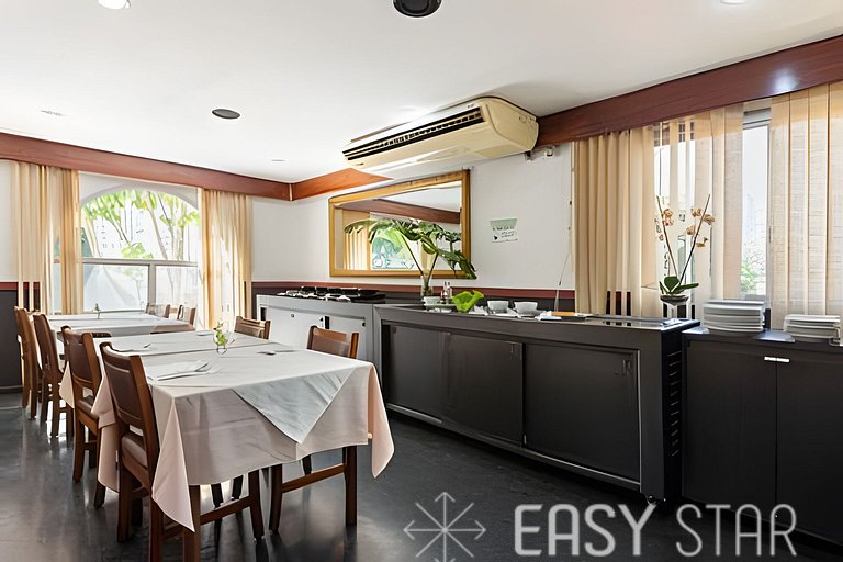 Easy Star - Charmoso flat C/Vaga ao Lado da Av. Paulista! -