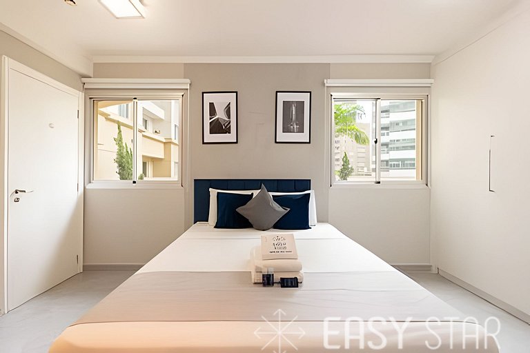Easy Star - Charmoso flat na rua Bela Cintra - PG01I
