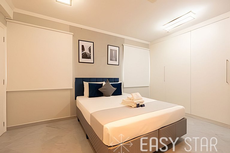 Easy Star - Charmoso flat na rua Bela Cintra - PG01I