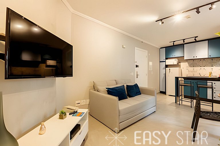 Easy Star - Charmoso flat na rua Bela Cintra - PG01I