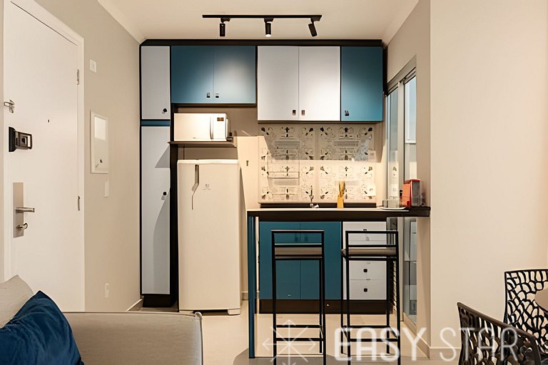 Easy Star - Charmoso flat na rua Bela Cintra - PG01I