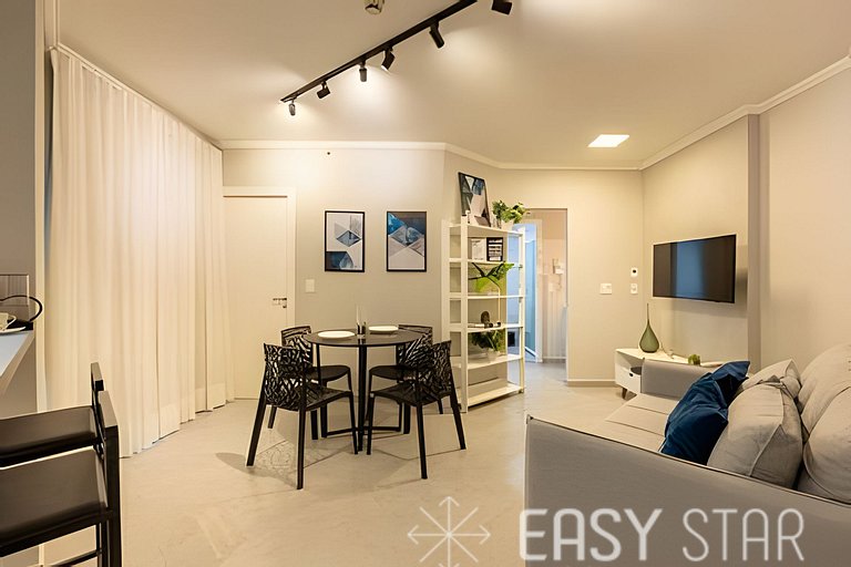 Easy Star - Charmoso flat na rua Bela Cintra - PG01I