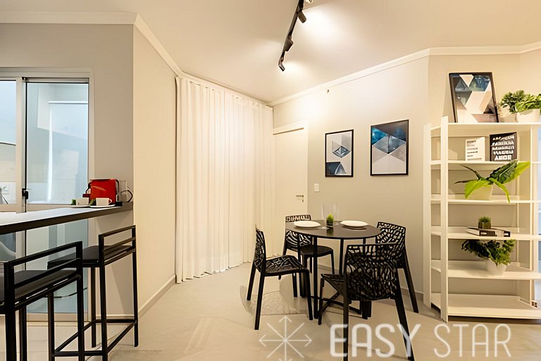 Easy Star - Charmoso flat na rua Bela Cintra - PG01I