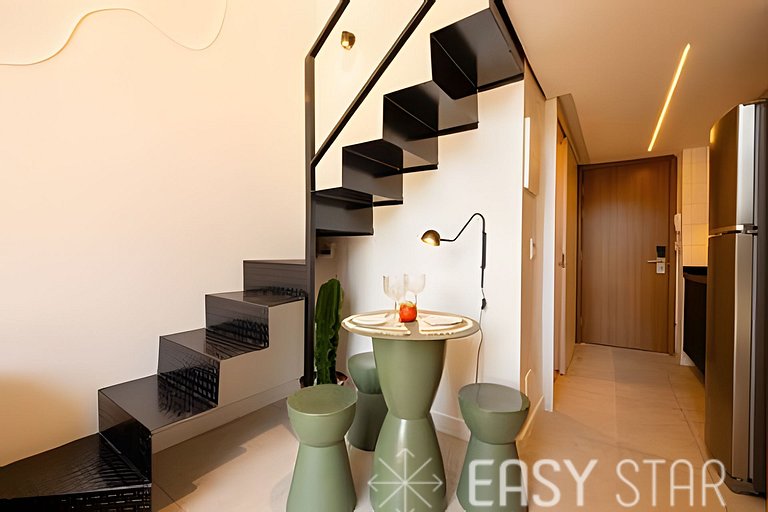 Encantador estudio con entrepiso junto al Allianz