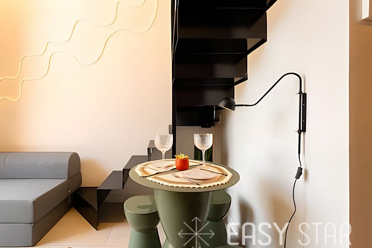 Charming studio with mezzanine next to Allianz