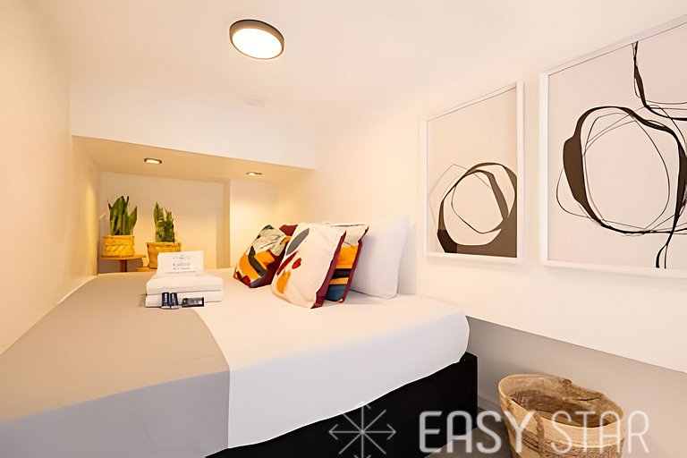 Encantador estudio con entrepiso junto al Allianz