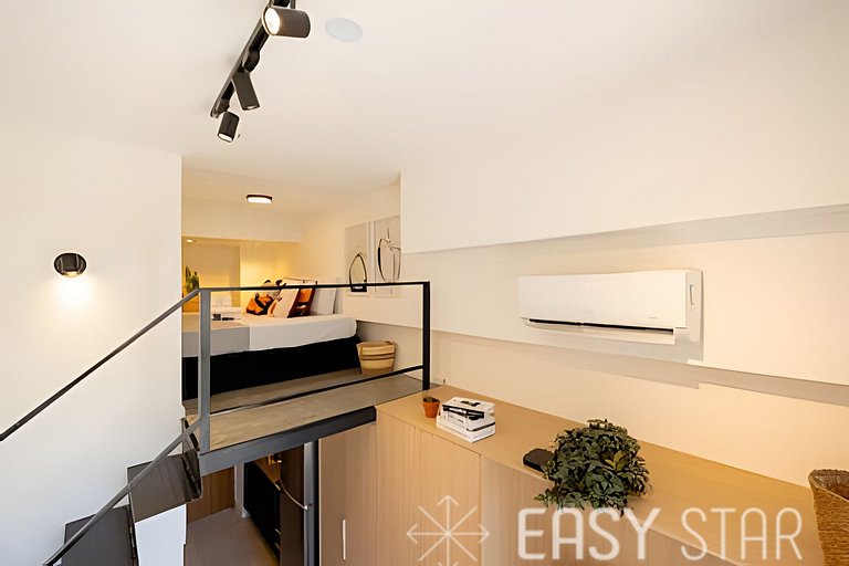 Encantador estudio con entrepiso junto al Allianz