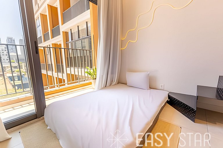 Encantador estudio con entrepiso junto al Allianz