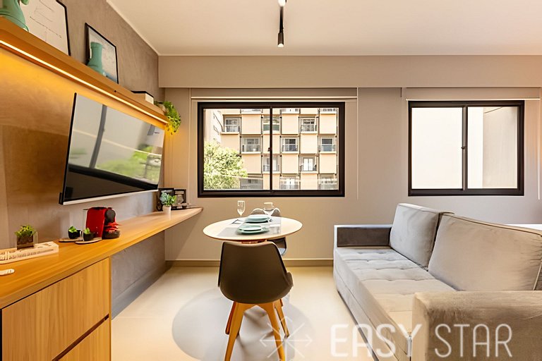 Easy Star - Lindo Flat no Slavieiro Moema - PU01I