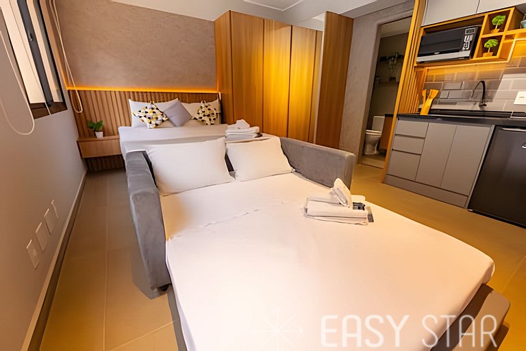 Easy Star - Lindo Flat no Slavieiro Moema - PU01I
