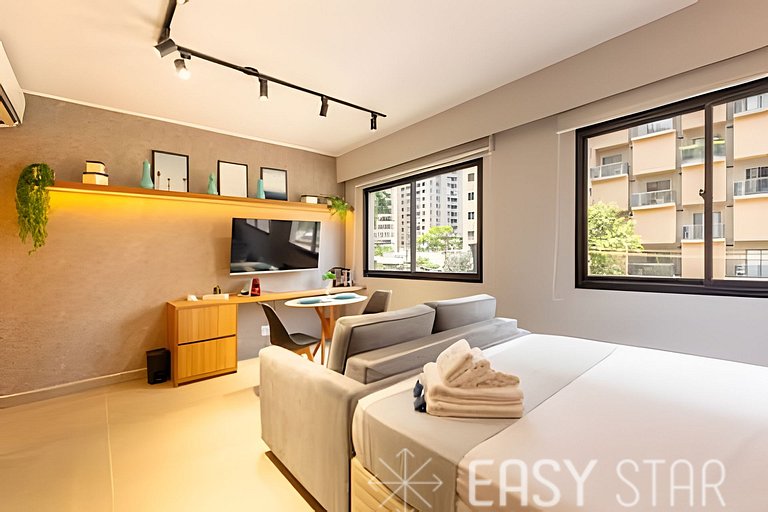 Easy Star - Lindo Flat no Slavieiro Moema - PU01I