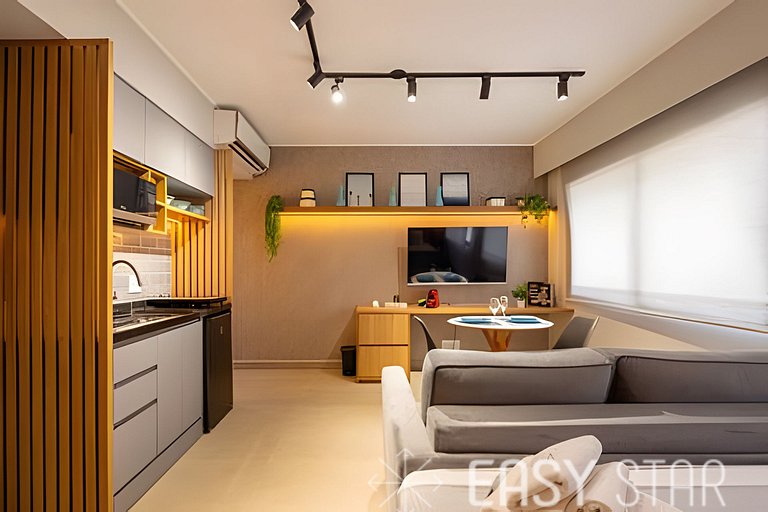 Easy Star - Lindo Flat no Slavieiro Moema - PU01I