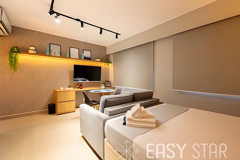 Easy Star - Lindo Flat no Slavieiro Moema - PU01I