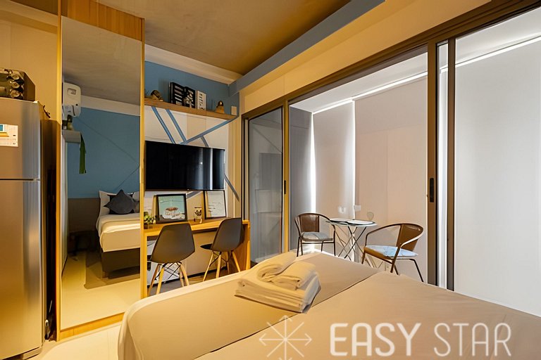 Easy Star - Studio ao lado metrô Paraíso 2 - PZ03I