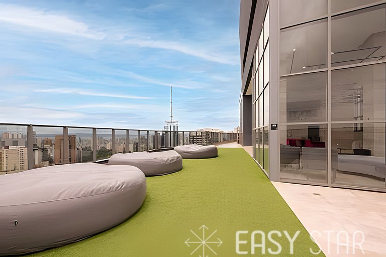 Easy Star - Studio ao lado metrô Paraíso 2 - PZ03I