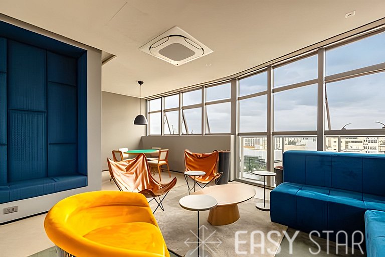 Easy Star - Studio ao lado metrô Paraíso 2 - PZ03I
