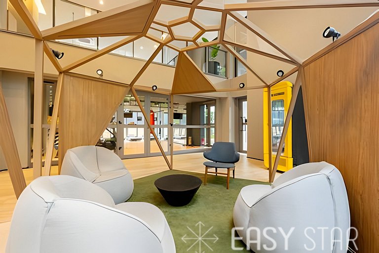 Easy Star - Studio ao lado metrô Paraíso 2 - PZ03I