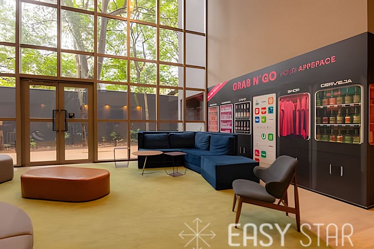 Easy Star - Studio ao lado metrô Paraíso 2 - PZ03I