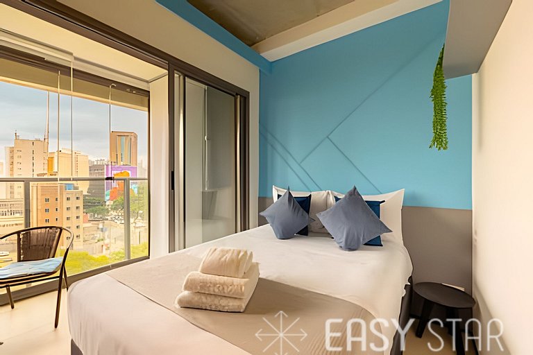 Easy Star - Studio ao lado metrô Paraíso 2 - PZ03I