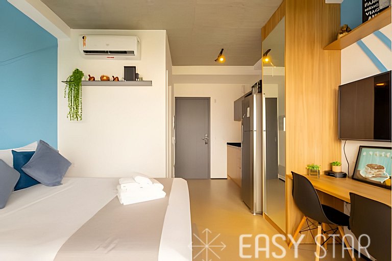 Easy Star - Studio ao lado metrô Paraíso 2 - PZ03I