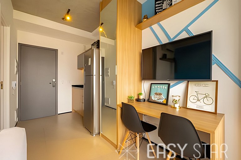 Easy Star - Studio ao lado metrô Paraíso 2 - PZ03I