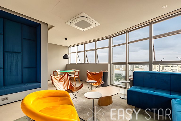 Easy Star - Studio ao lado metrô Paraíso 2 - PZ03I