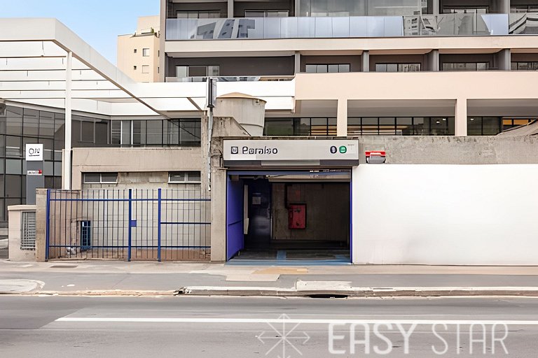 Easy Star - Studio ao lado metrô Paraíso 2 - PZ03I