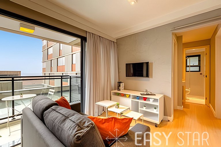 Easy Star - Belo apto C/ vaga, varanda e 2 dorms em Perdizes