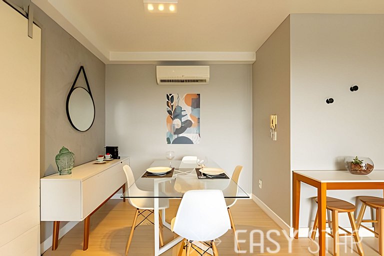 Easy Star - Belo apto C/ vaga, varanda e 2 dorms em Perdizes